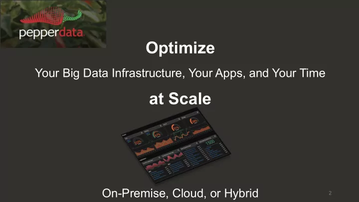 optimize