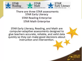 What is STAR testing  Purpose of STARS  Universal screening  Benchmark and establish baseline