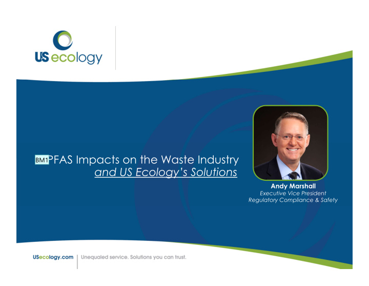 pfas impacts on the waste industry