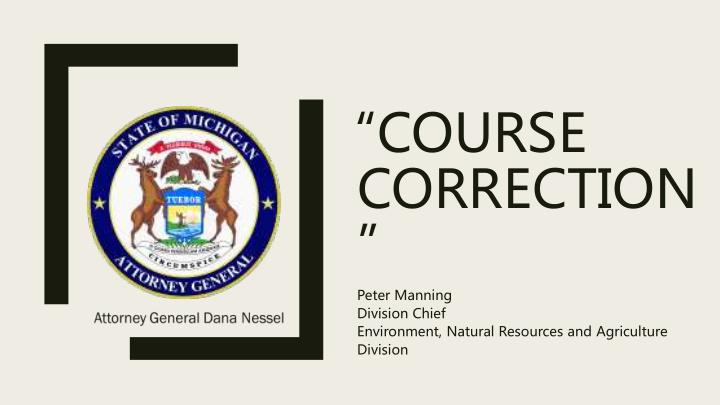 course correction