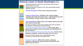 1  Bedrock Geology of South Washington Co.  B  I-94  B  A  A  Washington County Geologic