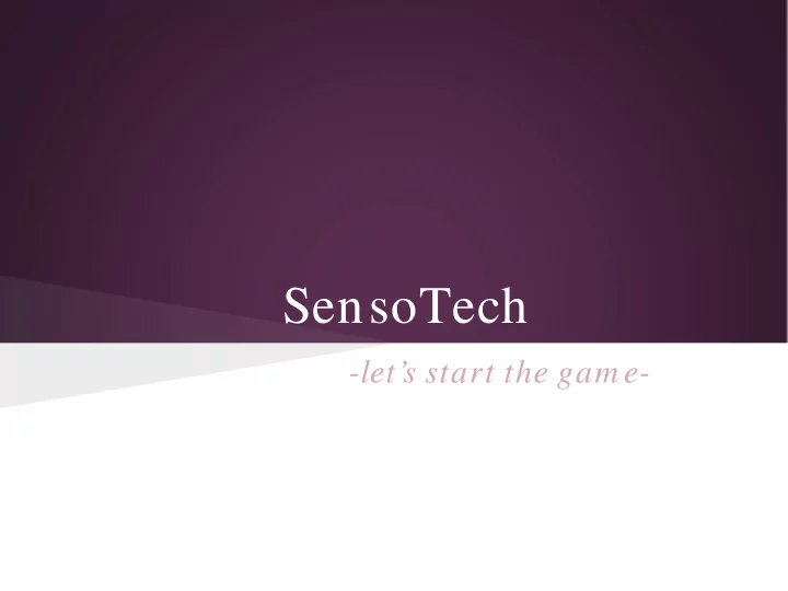 sensotech