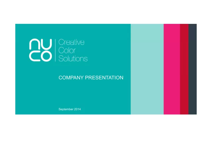 company presentation