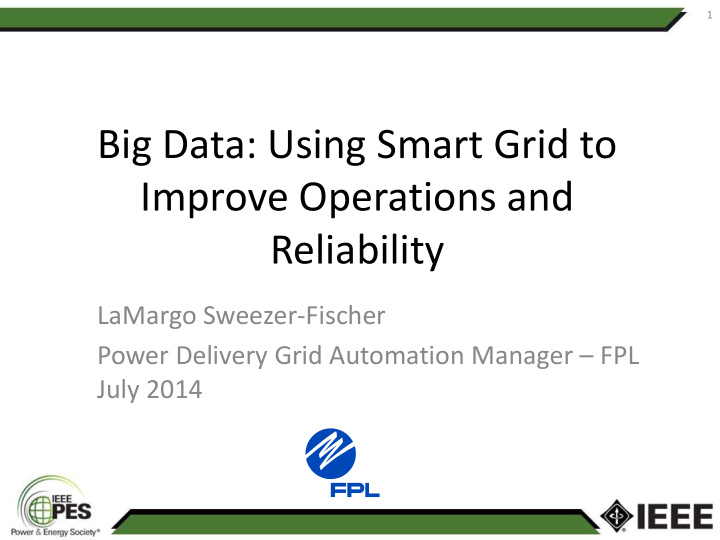 big data using smart grid to improve operations and