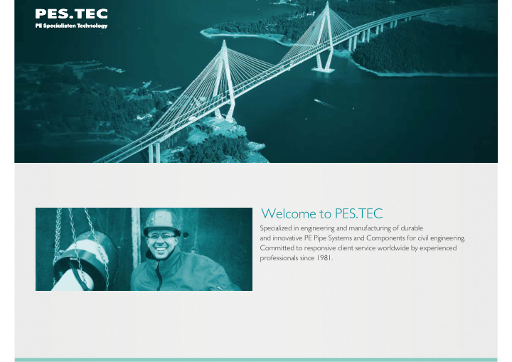 welcome to pes tec