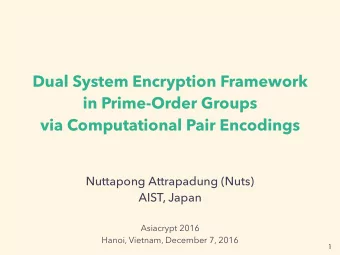 Dual System Encryption Framework  in Prime-Order Groups  via Computational Pair Encodings
