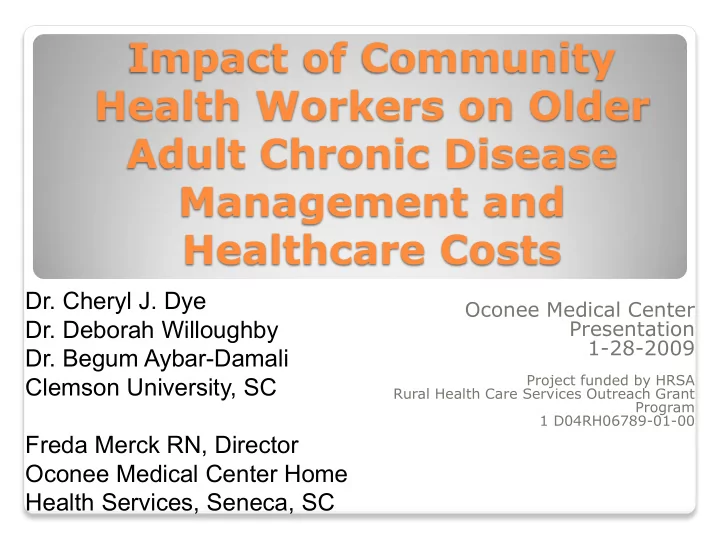 impact of community