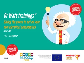 D  r  W  a  t  t  t  r  a  i  n  i  n  g  s  *  G  i  v  i  n  g  t  h  e  p  o  w  e  r  t  o  a