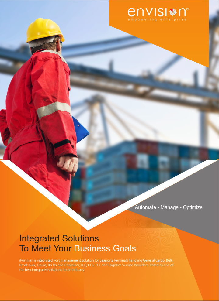 integrated solutions to meet your business goals
