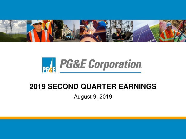 2019 second quarter earnings