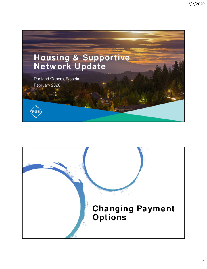housing supportive network update