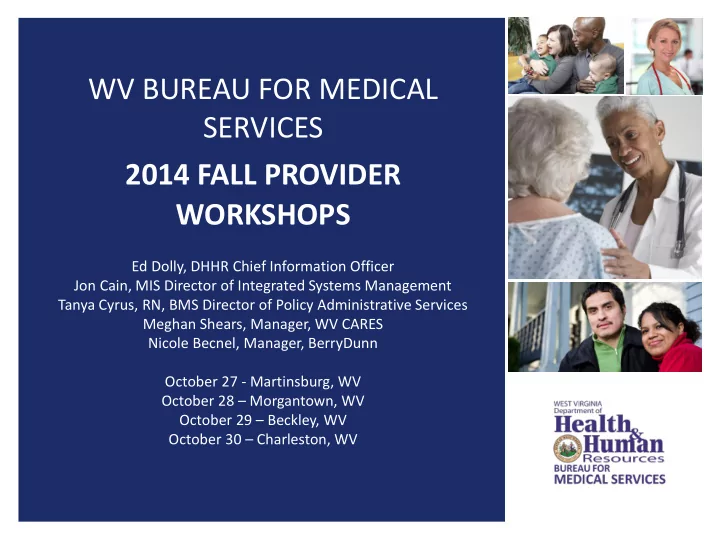 2014 fall provider