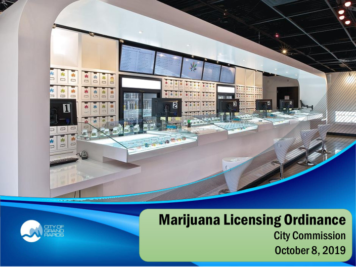 marijuana licensing ordinance