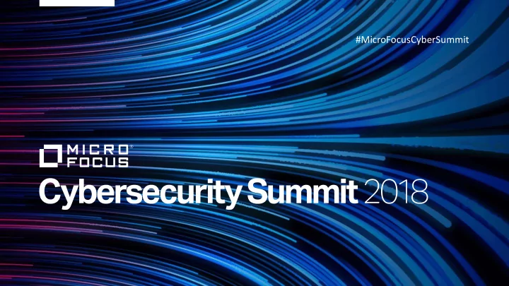 microfocuscybersummit automate static and dynamic scans