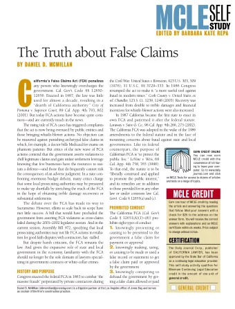 C the Civil War. United States v. Bornstein, 423 U.S. 303, 309  alifornias False Claims Act