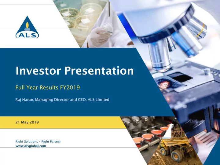 investor presentation