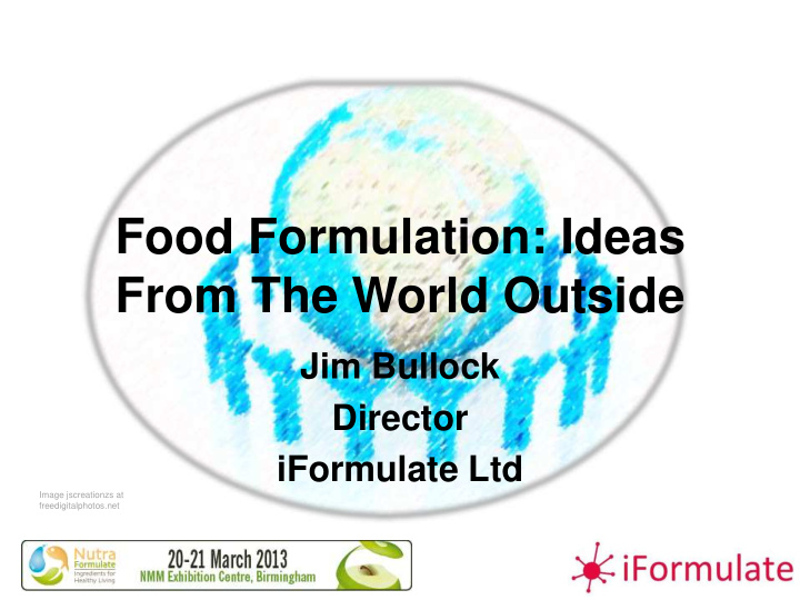 food formulation ideas from the world outside
