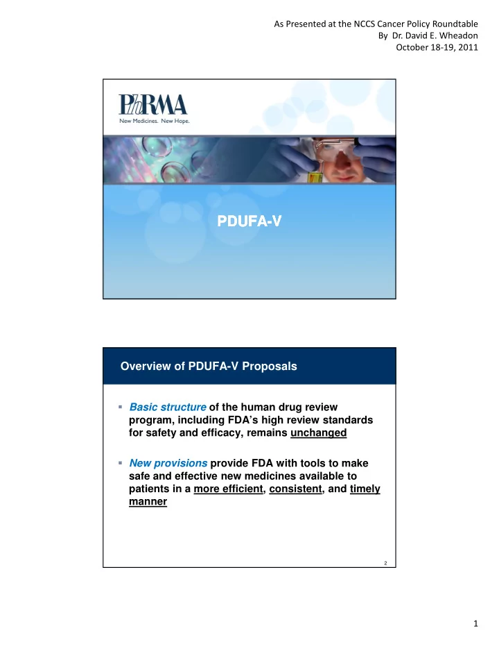 pdufa pdufa v pdufa pdufa v v v