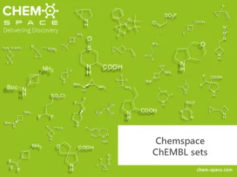 Chemspace  ChEMBL sets  Description  Searching analogs to compounds with the known activity is