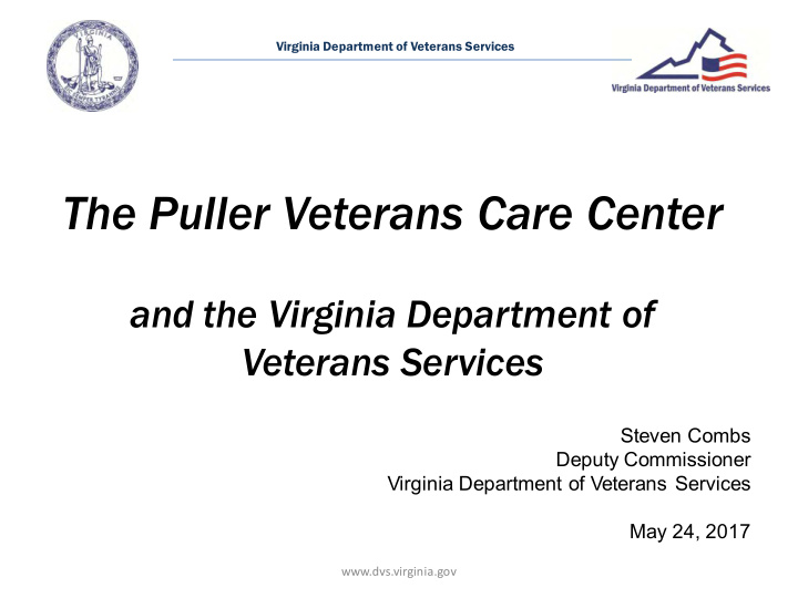 the puller veterans care center