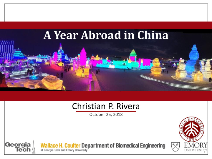 a year abroad in china
