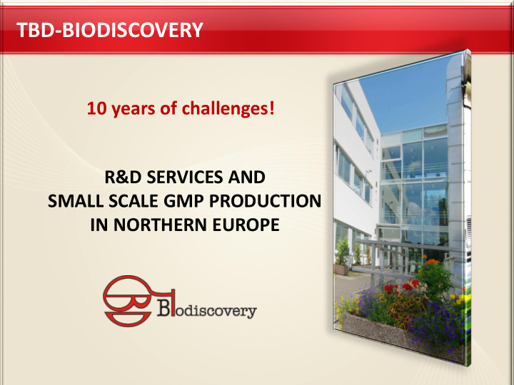 tbd biodiscovery