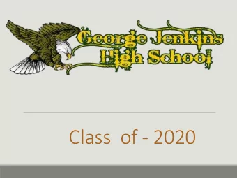 Class  of - 2020  Mrs. Chancey  Co-F  Department Chair  Mrs. Figarella  K-M  Mr. Jones   N-Sc  Mrs.