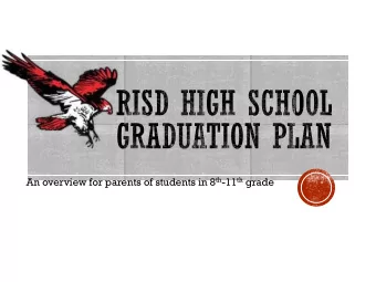 An overview for parents of students in 8 th -11 th grade  Foundation School Program:  4