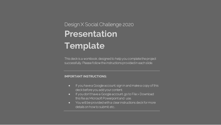 presentation template