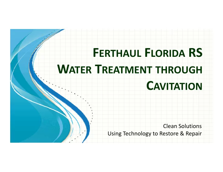 f erthaul f lorida rs