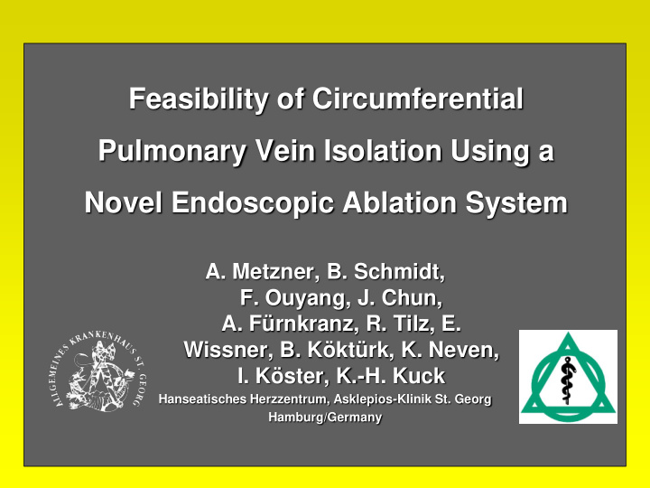 pulmonary vein isolation using a