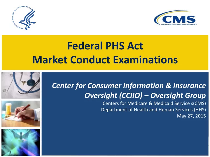 federal phs act market conduct examinations