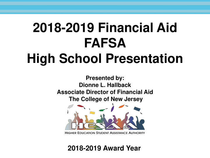 2018 2019 financial aid