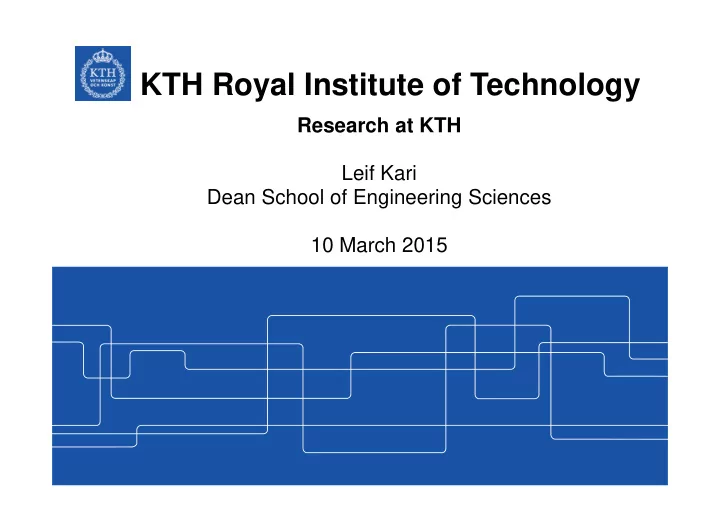 kth royal institute of technology