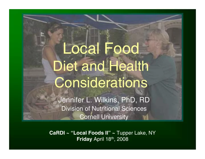 local food