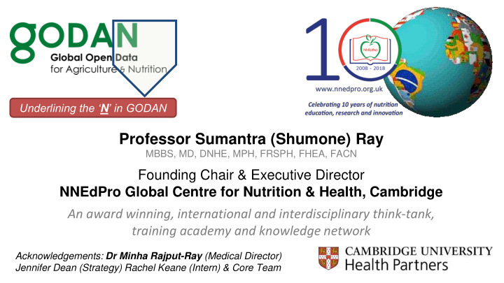 professor sumantra shumone ray