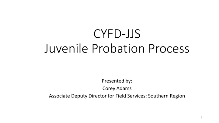 cyfd jjs juvenile probation process
