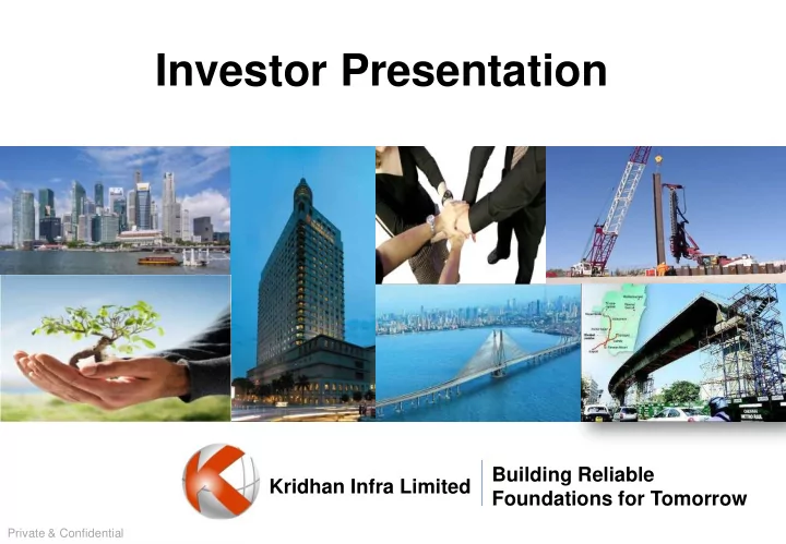 investor presentation