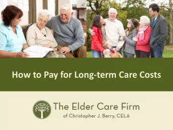How to Pay for Long-term Care Costs  About Me  About Me    One of the first VA Accredited