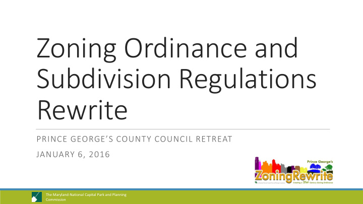 zoning ordinance and