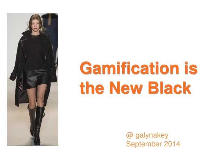 the new black