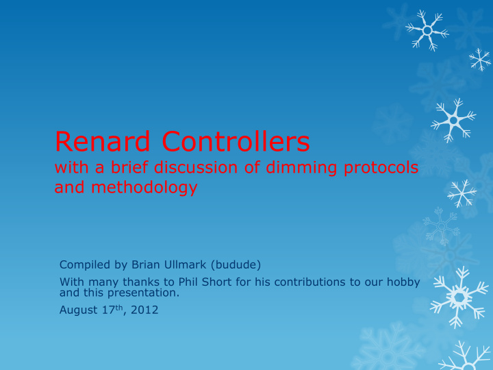 renard controllers