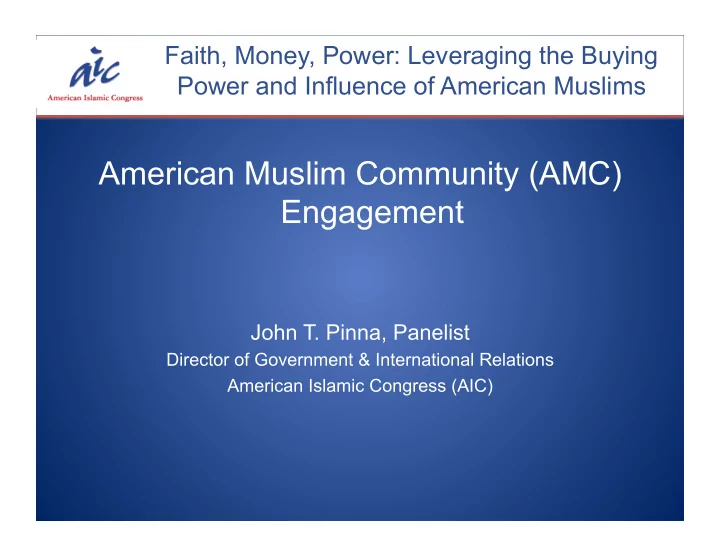 american muslim community amc engagement