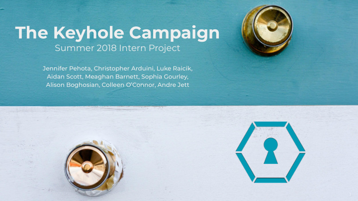 the keyhole campaign