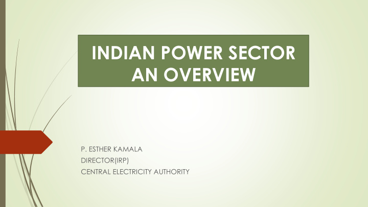 indian power sector