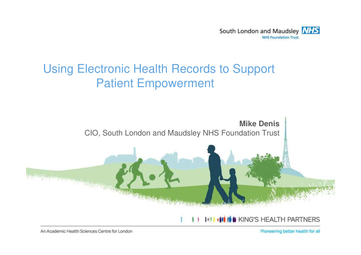 using electronic health records to support patient
