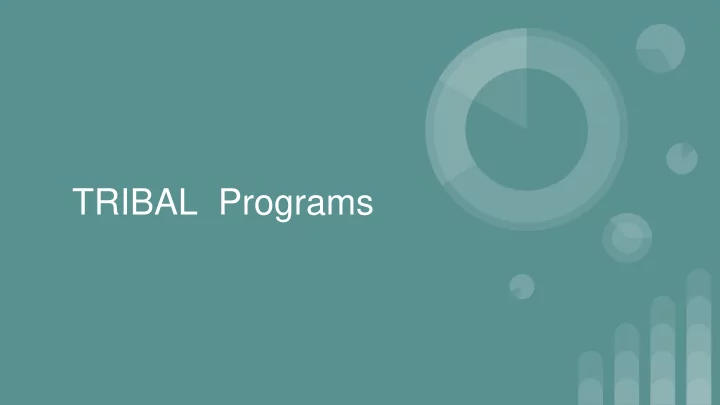 tribal programs