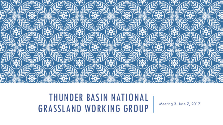 thunder basin national