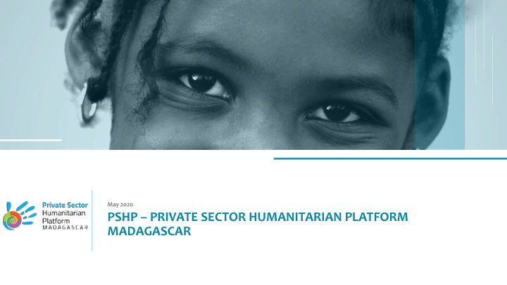 pshp private sector humanitarian platform madagascar