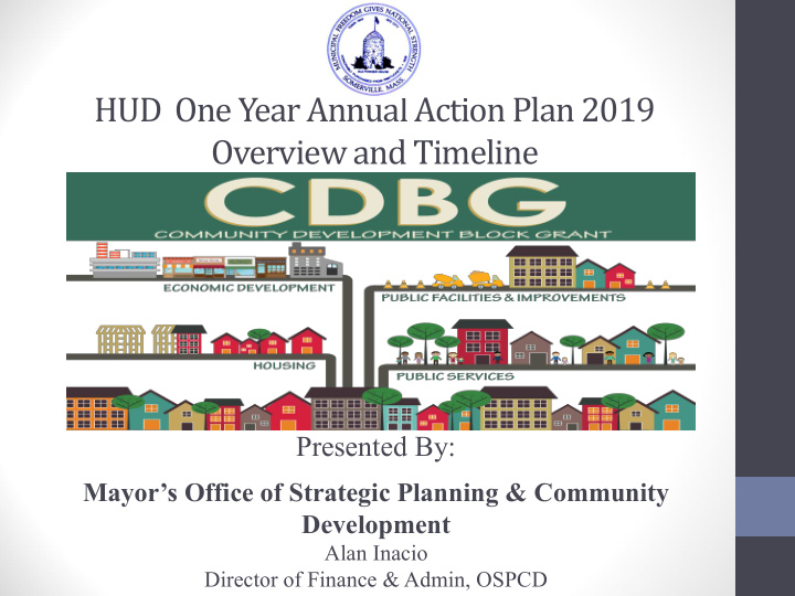 hud one year annual action plan 2019 overview and timeline